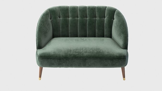 Margot Sofa Armchair 3D model 7