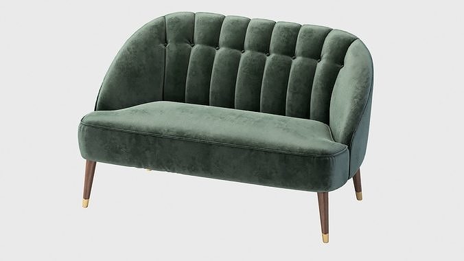 Margot Sofa Armchair 3D model 6
