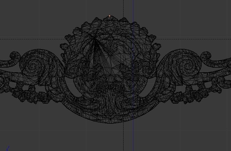 Classic decor ornament v-3D model 45 3D model_4