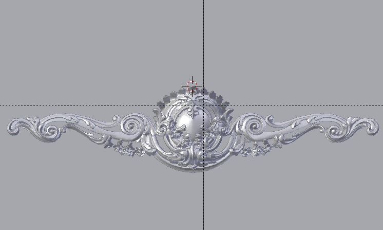 Classic decor ornament v-3D model 45 3D model_2