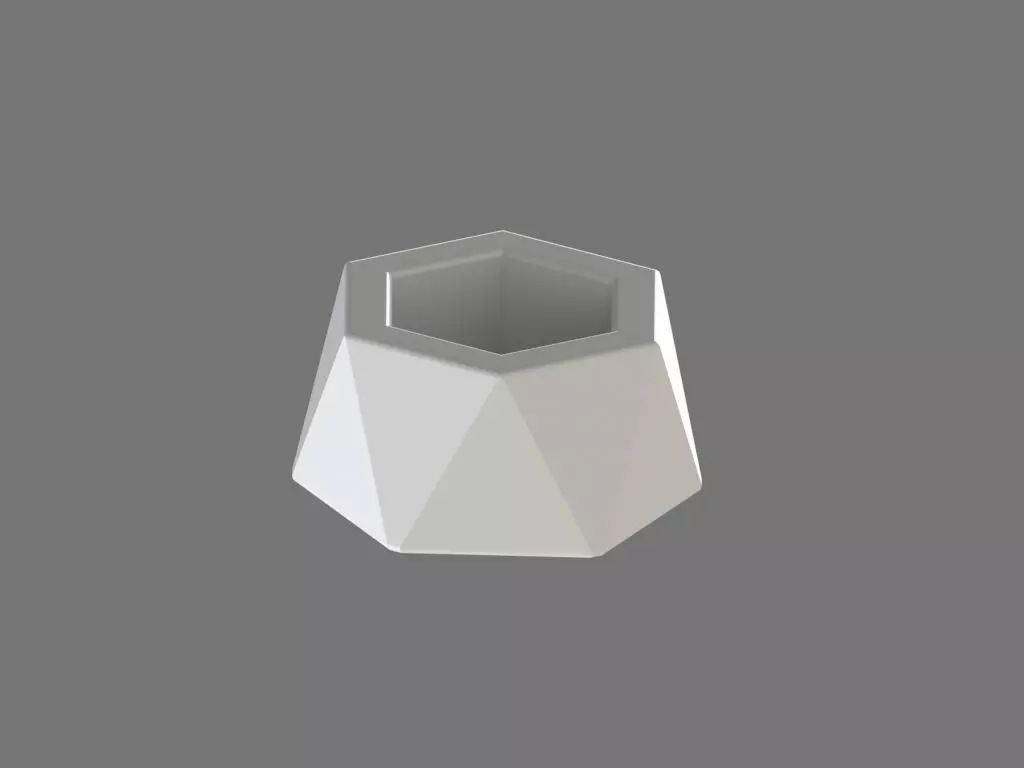 vase planter 3D print model_0