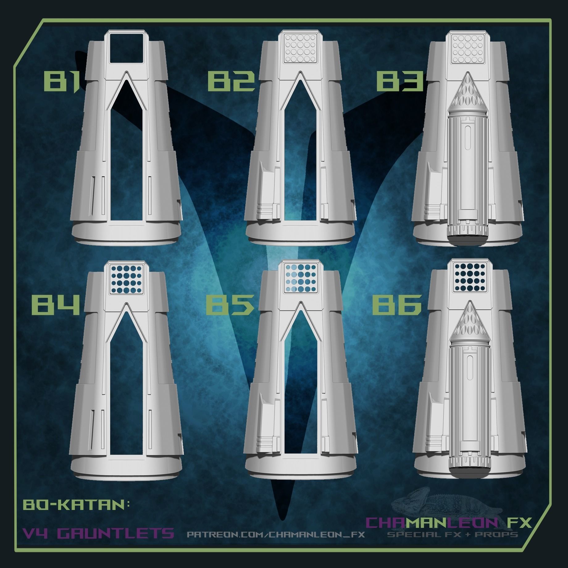 Bo Katan Koska Mandalorian Armor 3d Print Cosplay Gauntlets 3D print model_7