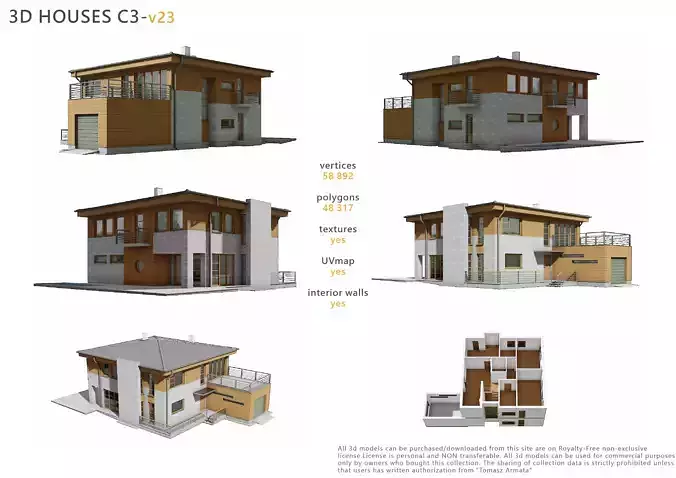 House C3V23 3D model