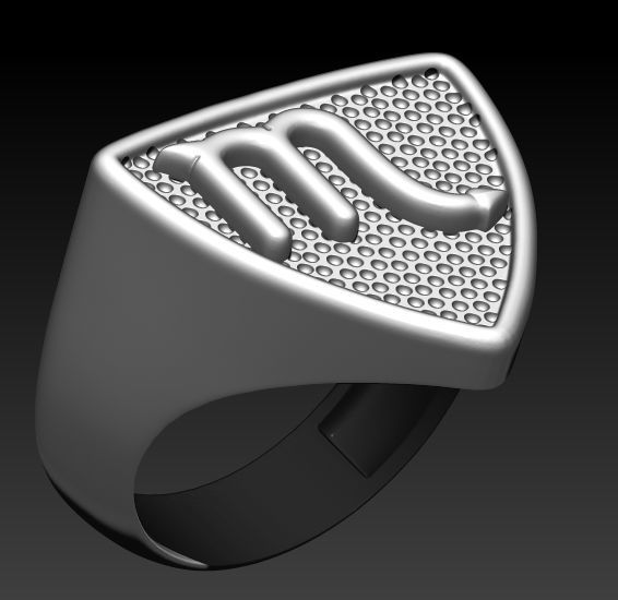 12 Zodiac Signs Ring  Collection Silver Gold  Print 3D print model_4