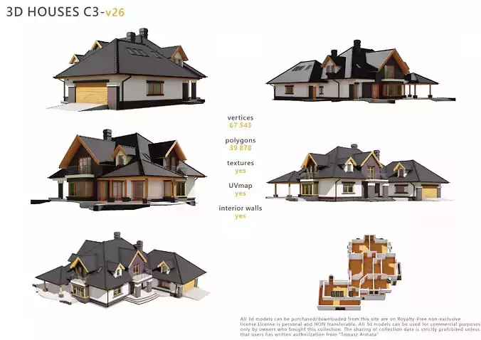 House C3V26 3D model