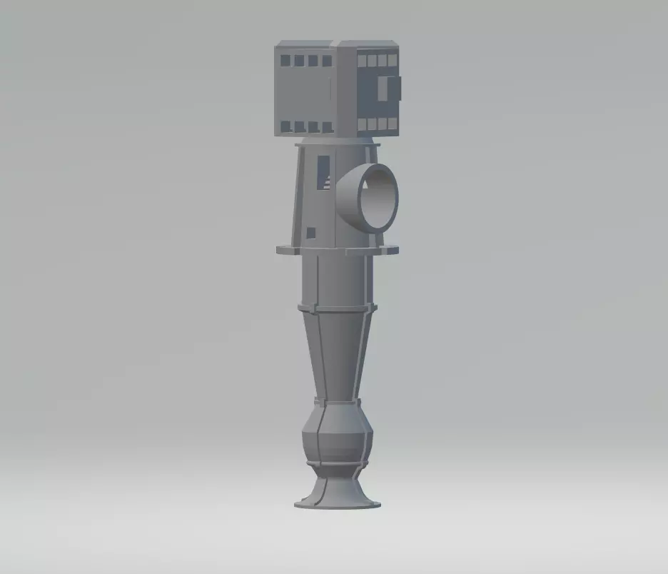 Vertical turbine pumps 3D print model_0
