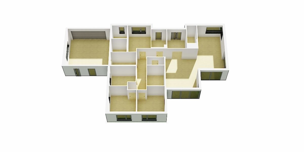 House C3V27 Low-poly 3D model_10