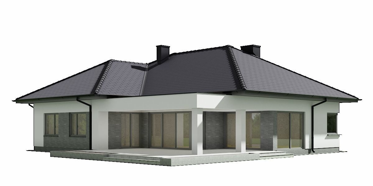 House C3V27 Low-poly 3D model_5