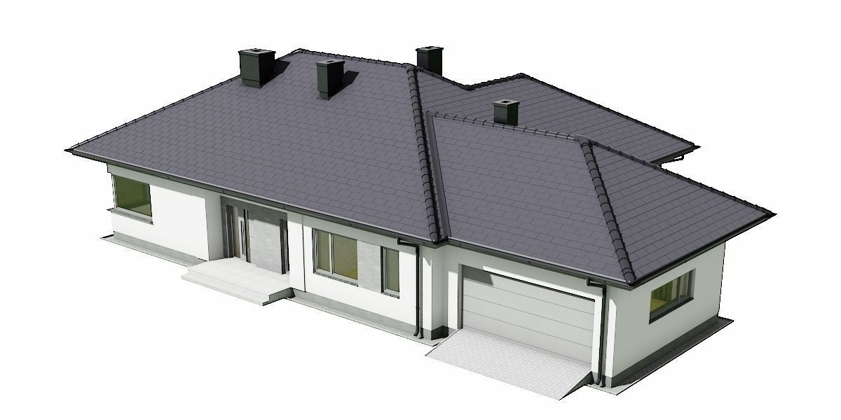 House C3V27 Low-poly 3D model_8