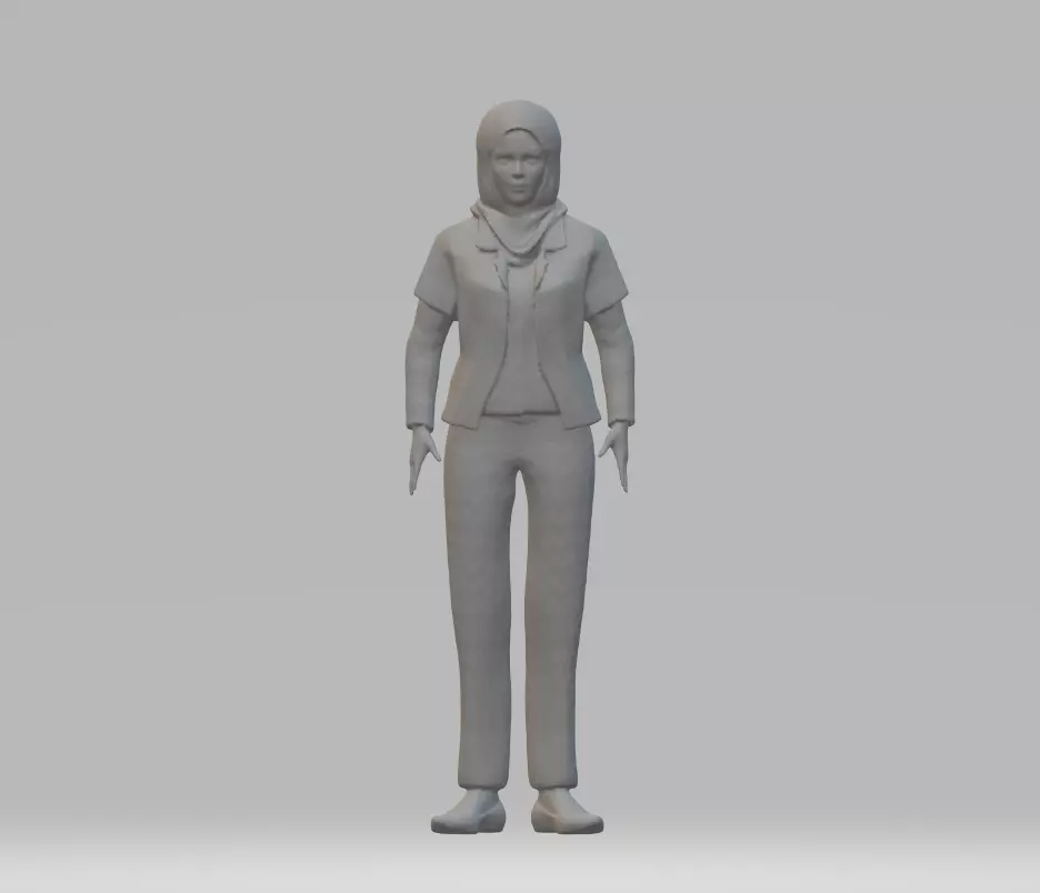dokter hijab 3d print 3D print model_0