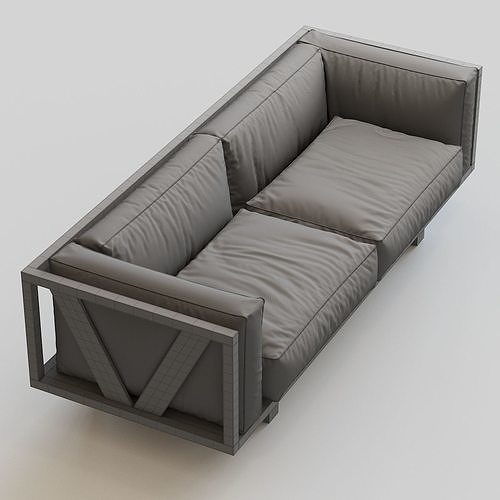 Ej555 Frame Sofa 3D model 3