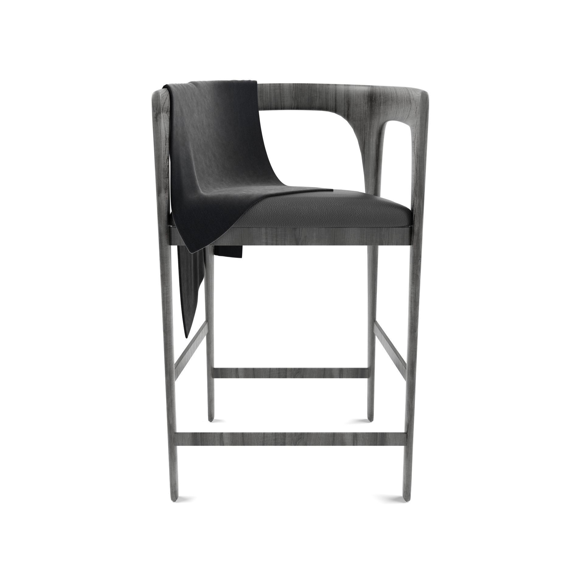 Interlude Home - Kendra Counter Stool 3D model_1