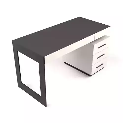 Universal Furniture - Duchamps Writing Desk Low-poly 3D model