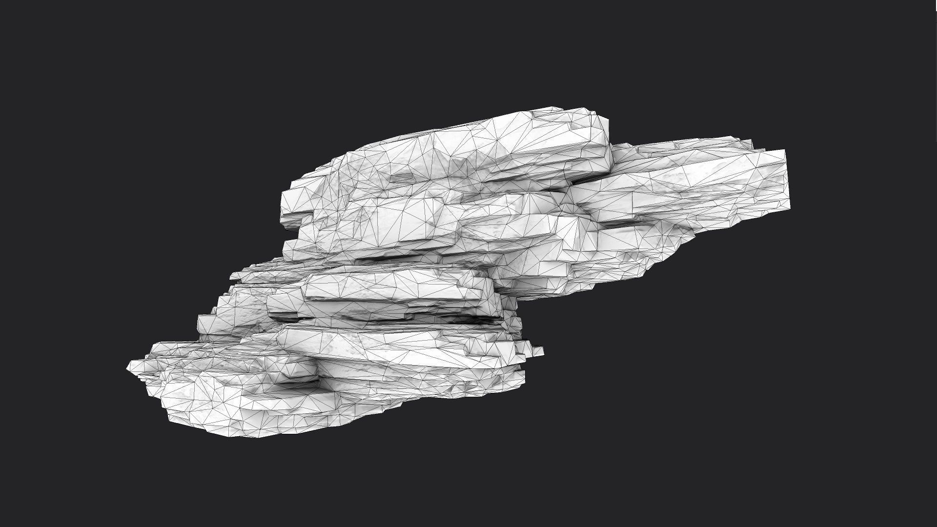 Rock 8-4 Low-poly 3D model_8