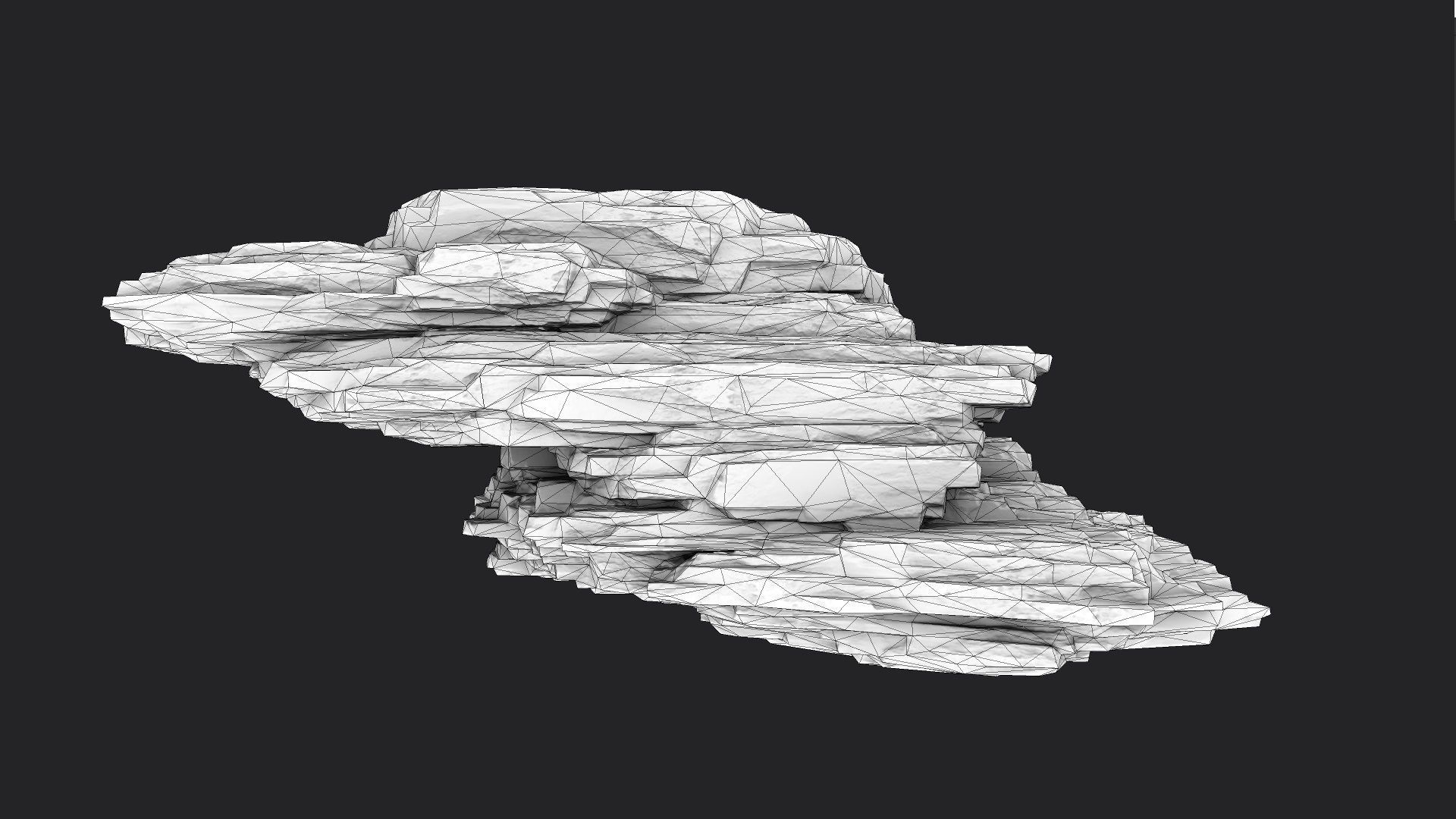 Rock 8-4 Low-poly 3D model_6