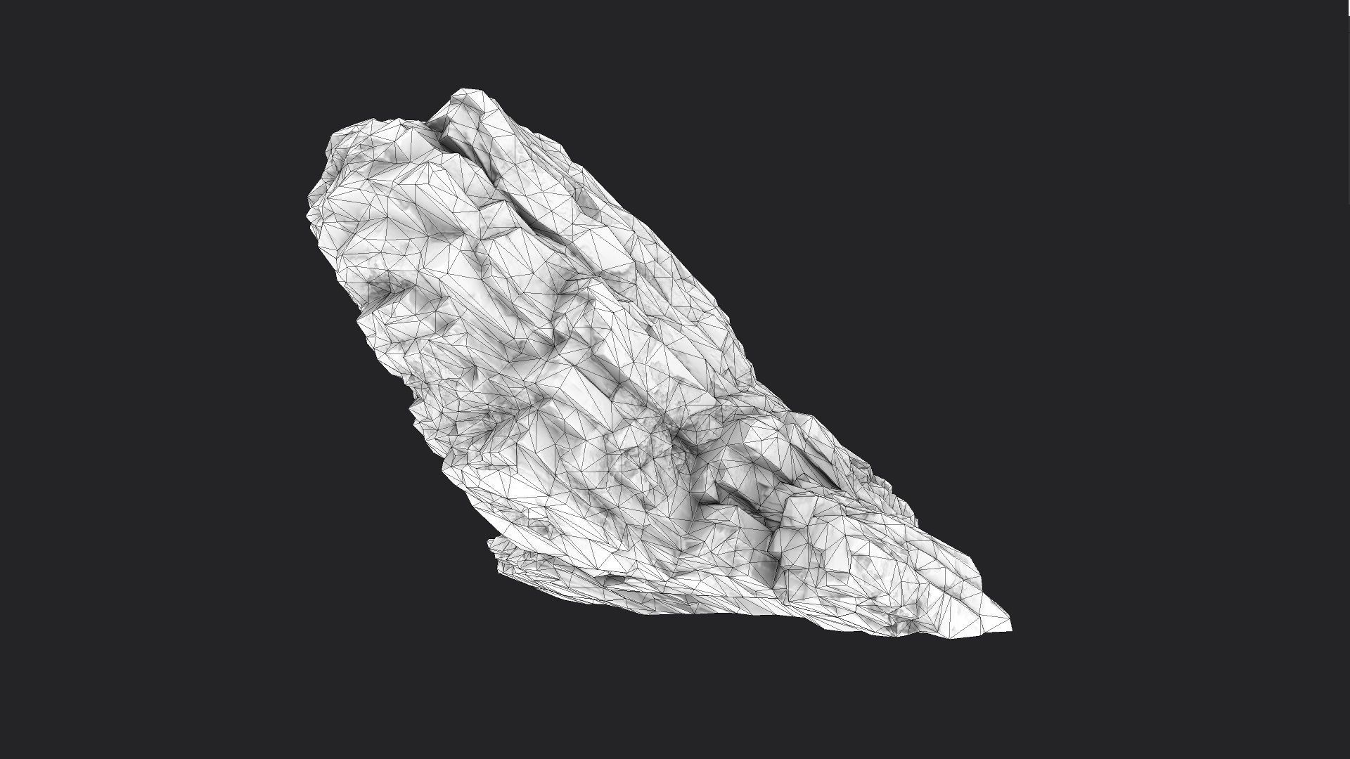 Rock 8-5 Low-poly 3D model_6
