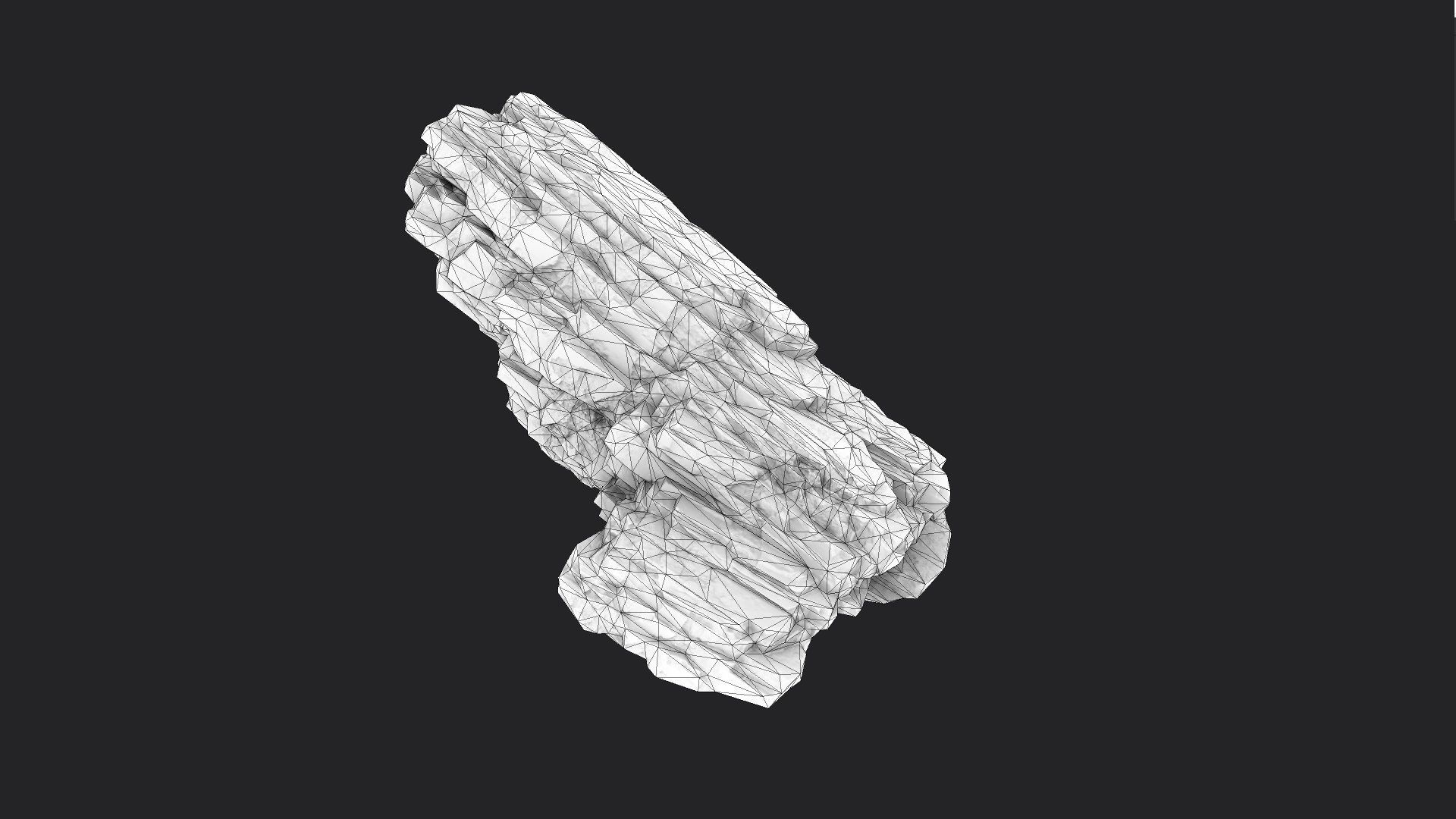 Rock 8-5 Low-poly 3D model_5