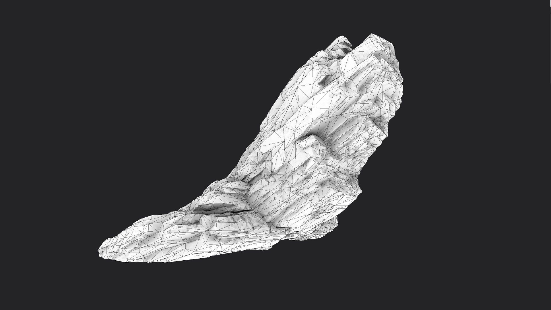 Rock 8-5 Low-poly 3D model_7