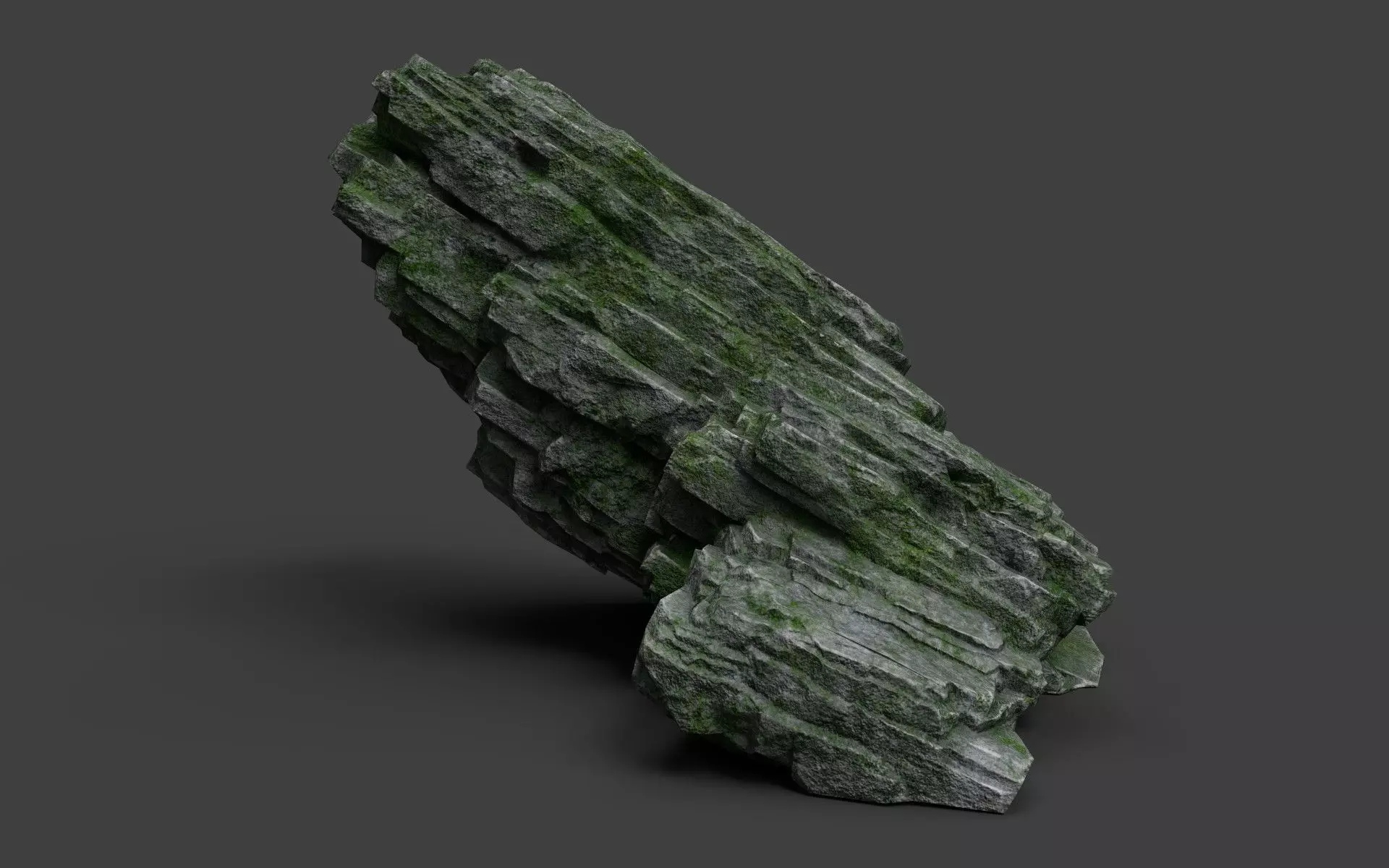 Rock 8-5 Low-poly 3D model_0