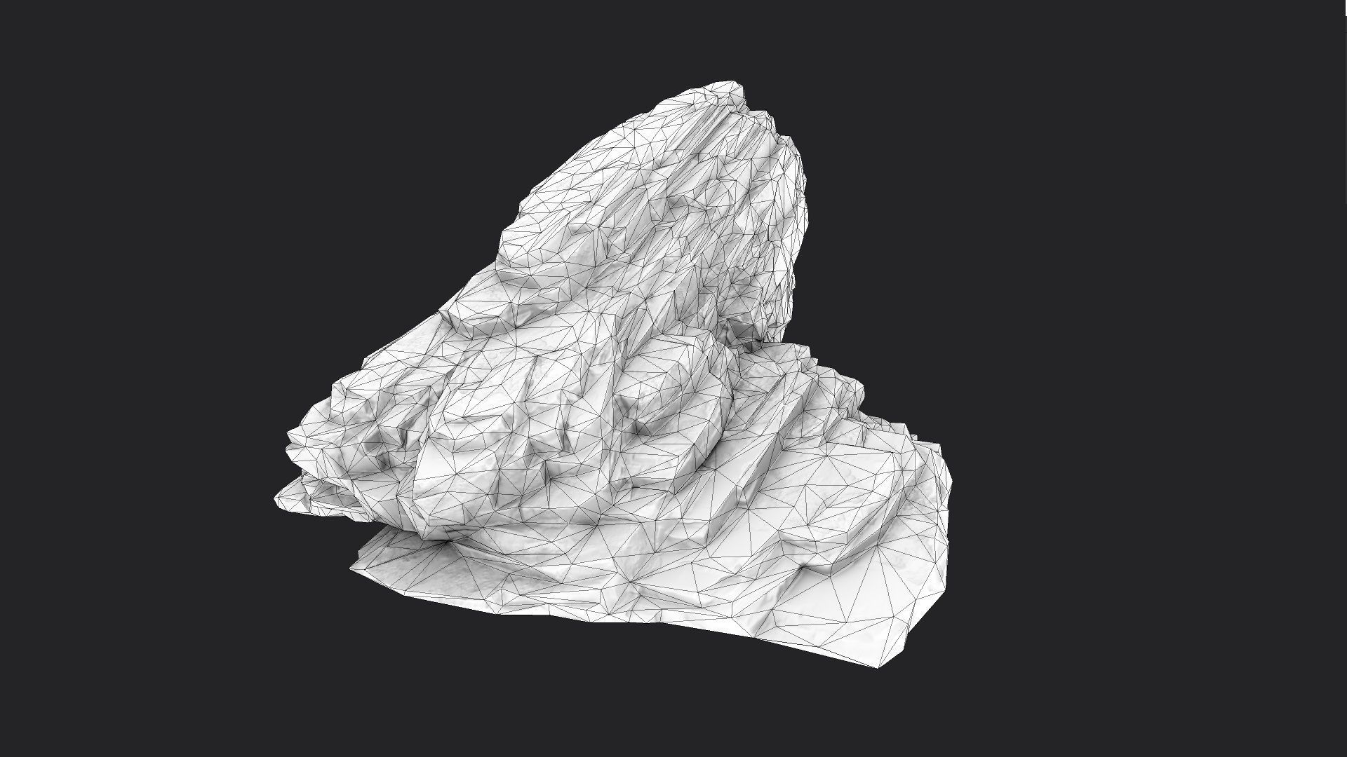 Rock 8-5 Low-poly 3D model_9