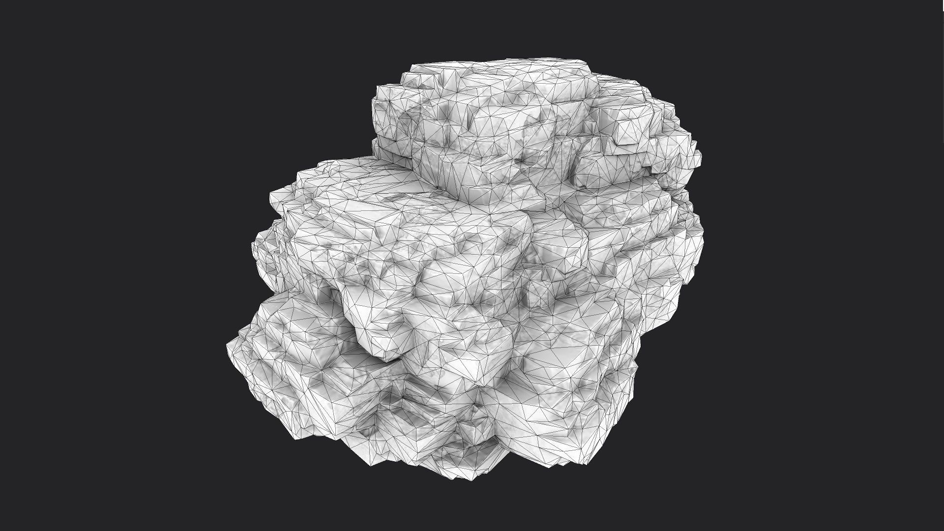 Rock 8-7 Low-poly 3D model_7