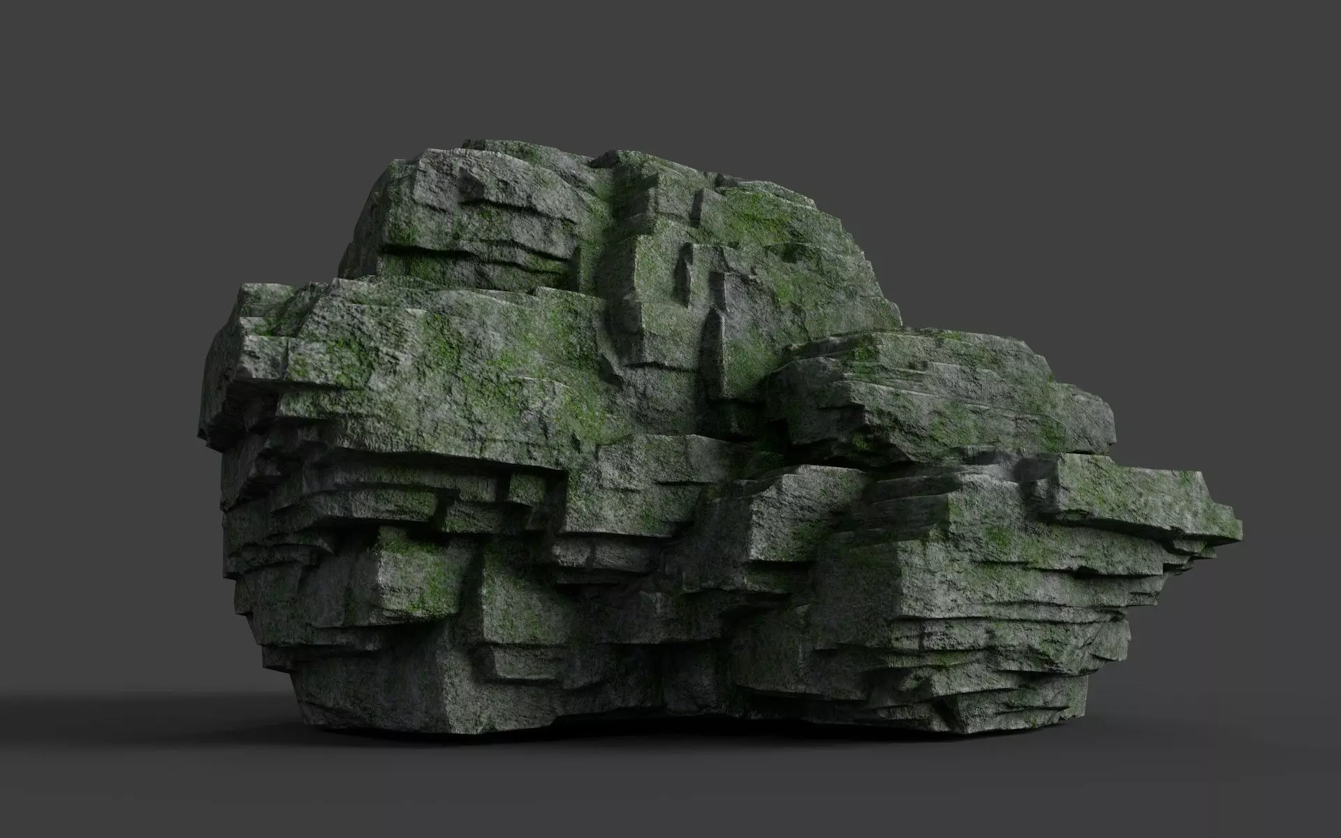 Rock 8-7 Low-poly 3D model_0