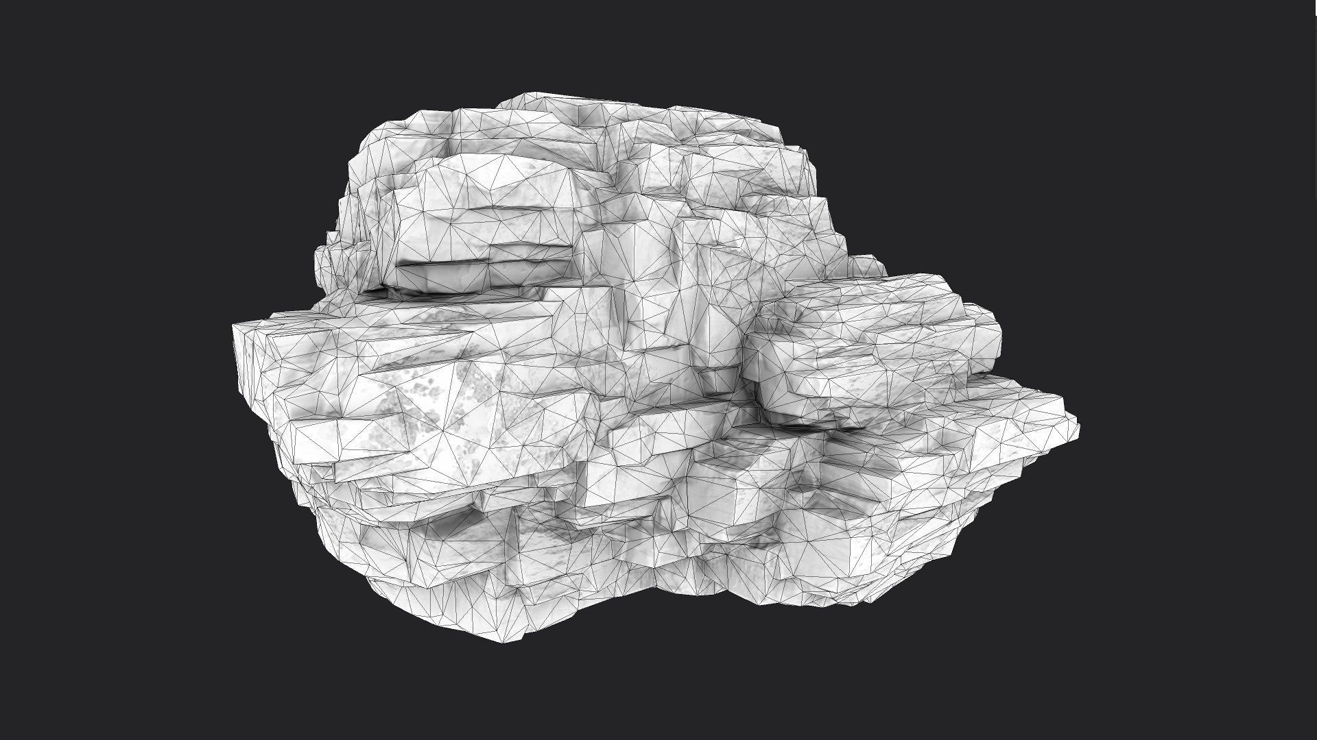 Rock 8-7 Low-poly 3D model_5