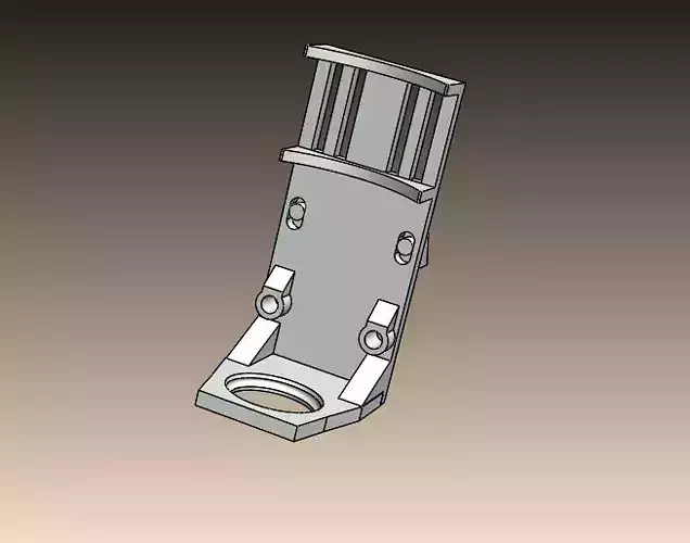 Dremel Drill Stand to turn Monoprice 3D IIIP printer into a CNC 3D print model