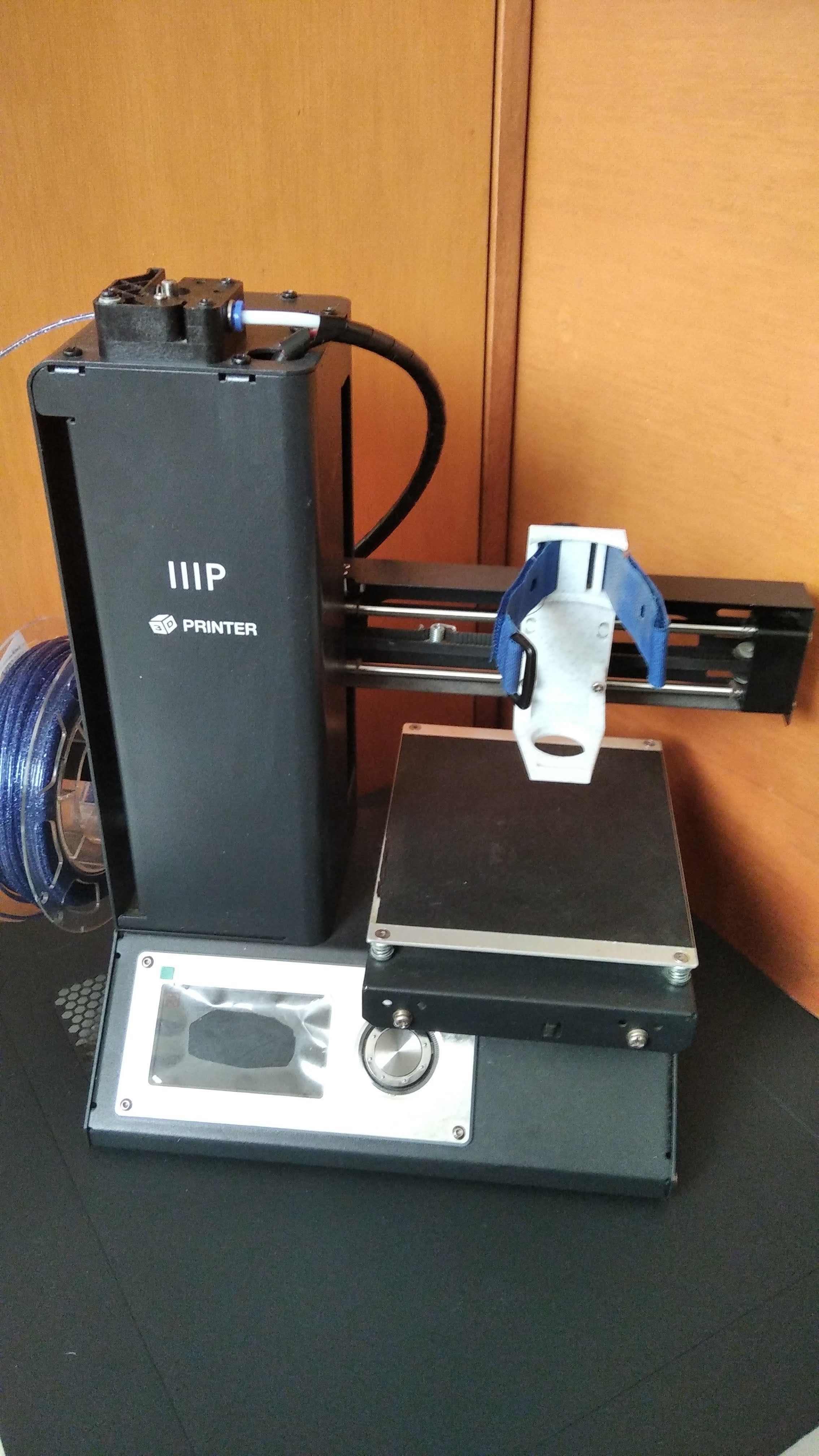 Dremel Drill Stand to turn Monoprice 3D IIIP printer into a CNC 3D print model_5