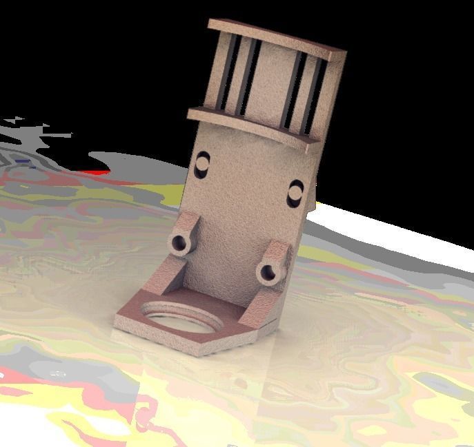 Dremel Drill Stand to turn Monoprice 3D IIIP printer into a CNC 3D print model_2