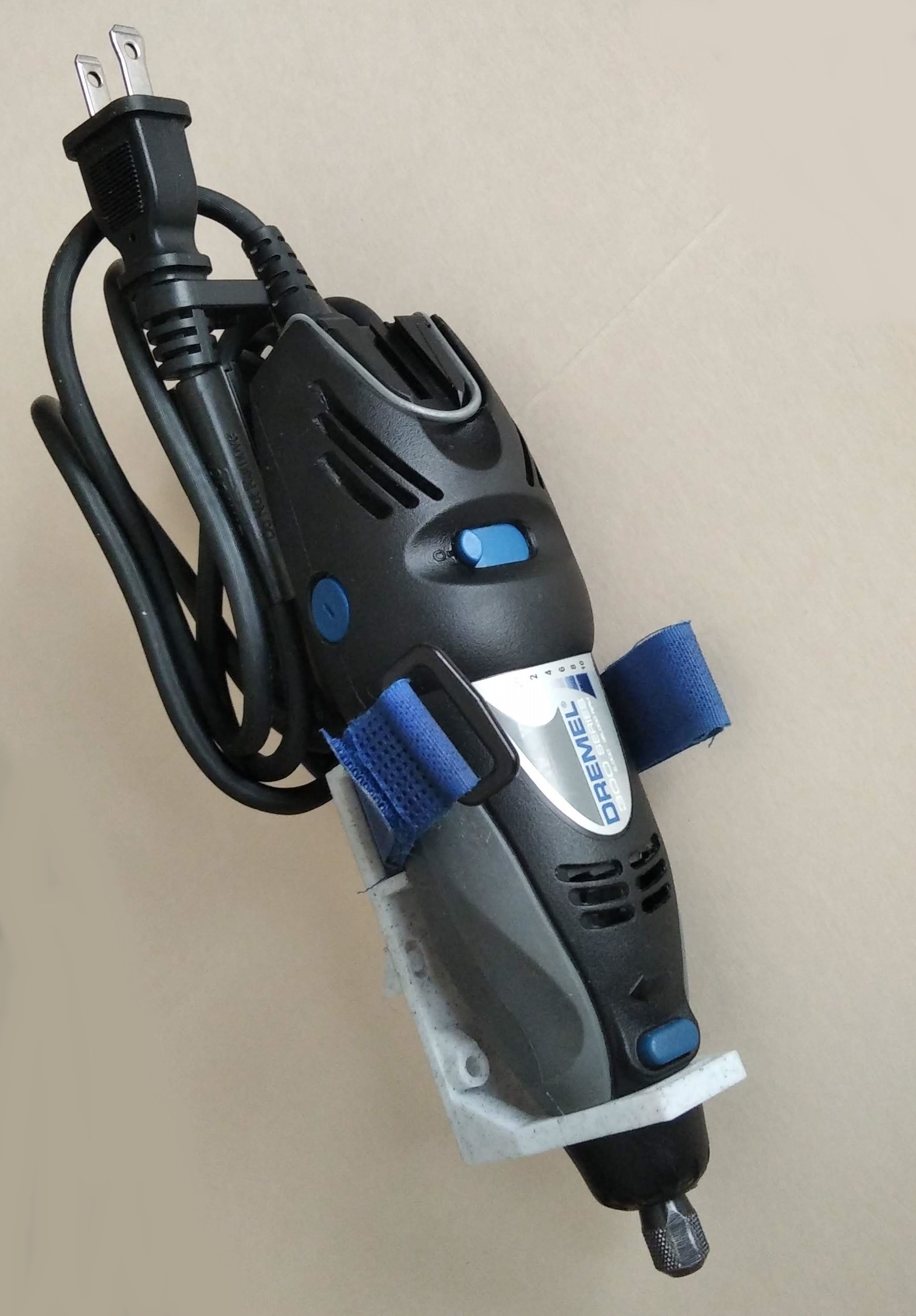 Dremel Drill Stand to turn Monoprice 3D IIIP printer into a CNC 3D print model_4