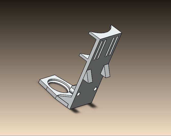 Dremel Drill Stand to turn Monoprice 3D IIIP printer into a CNC 3D print model_1