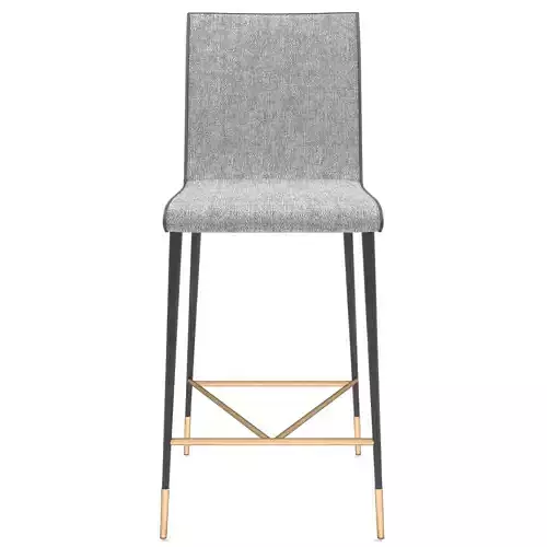 Sunpan - Klaus Counter Stool - Gunmetal - Flint Grey