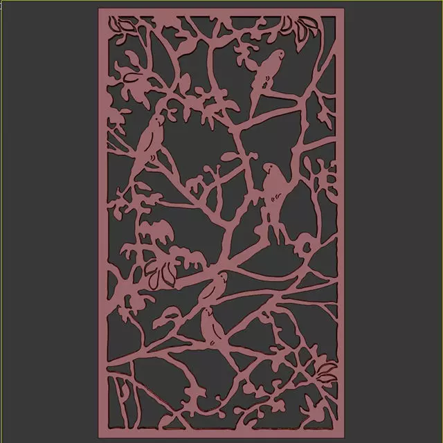 Cnc panel 3D model_0