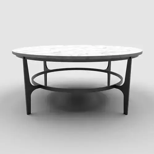 Berhnardt - Avondale Round Metal Cocktail Table Low-poly 3D model