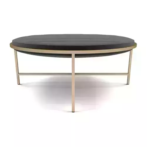 Sunpan - Ethel Ottoman - Round - Piccolo Pebble