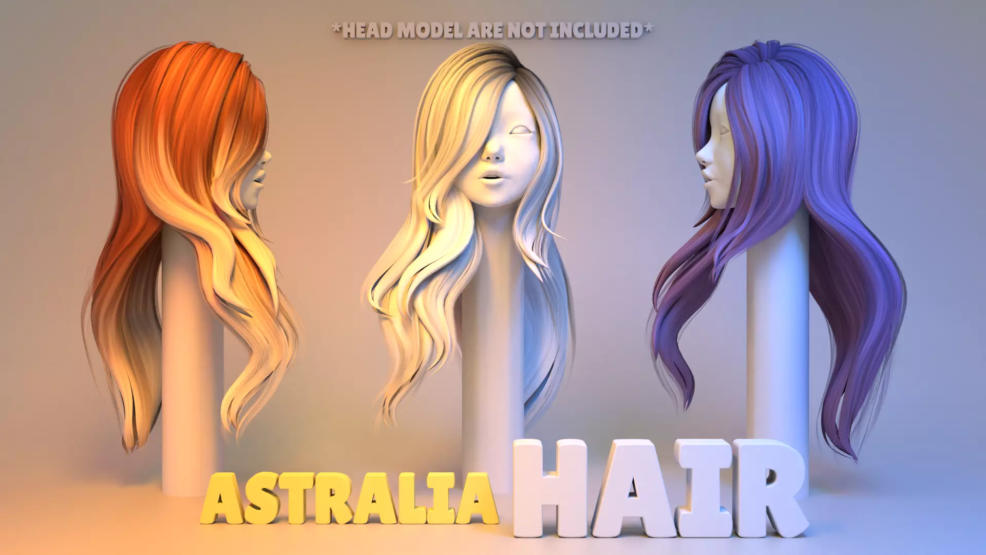 Astralia Hair 3D model_0