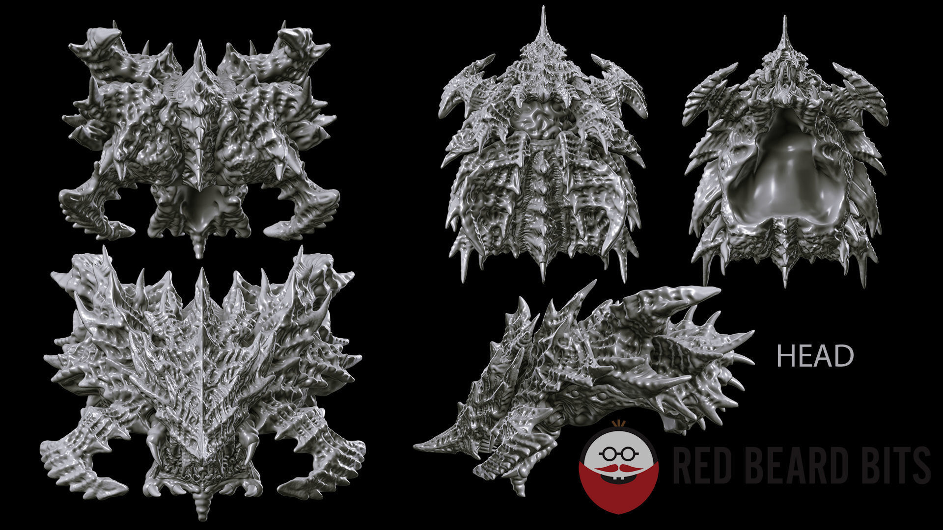 Xenoteras Titan 3D print model_3