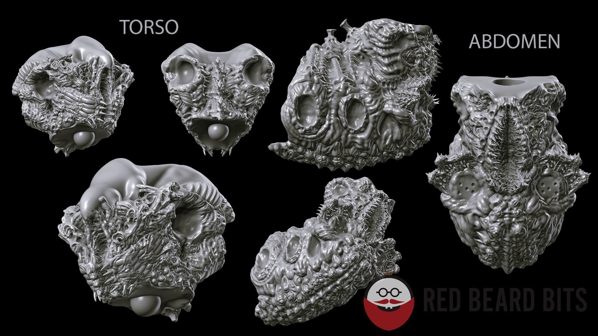 Xenoteras Titan 3D print model_2