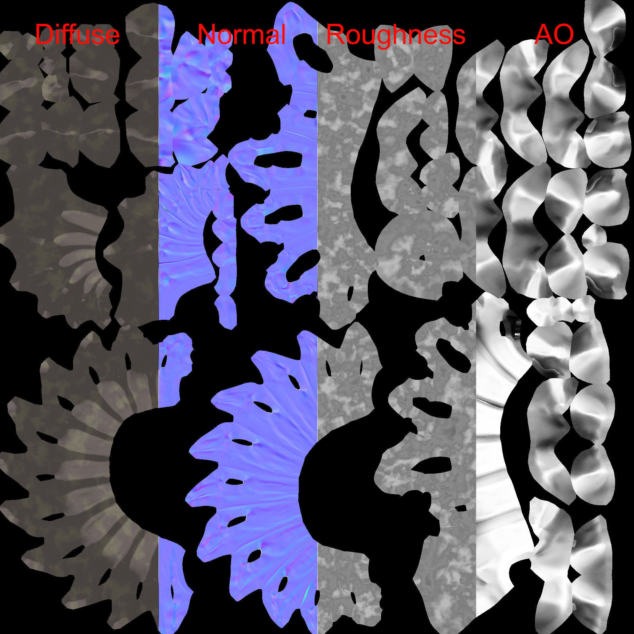 Skeleton Lowpoly 3D Model - Videogame Asset Low-poly 3D model_4