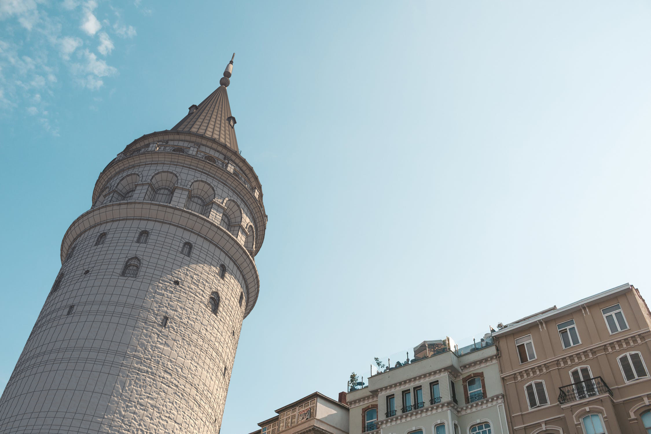 Galata Tower 3D model_9