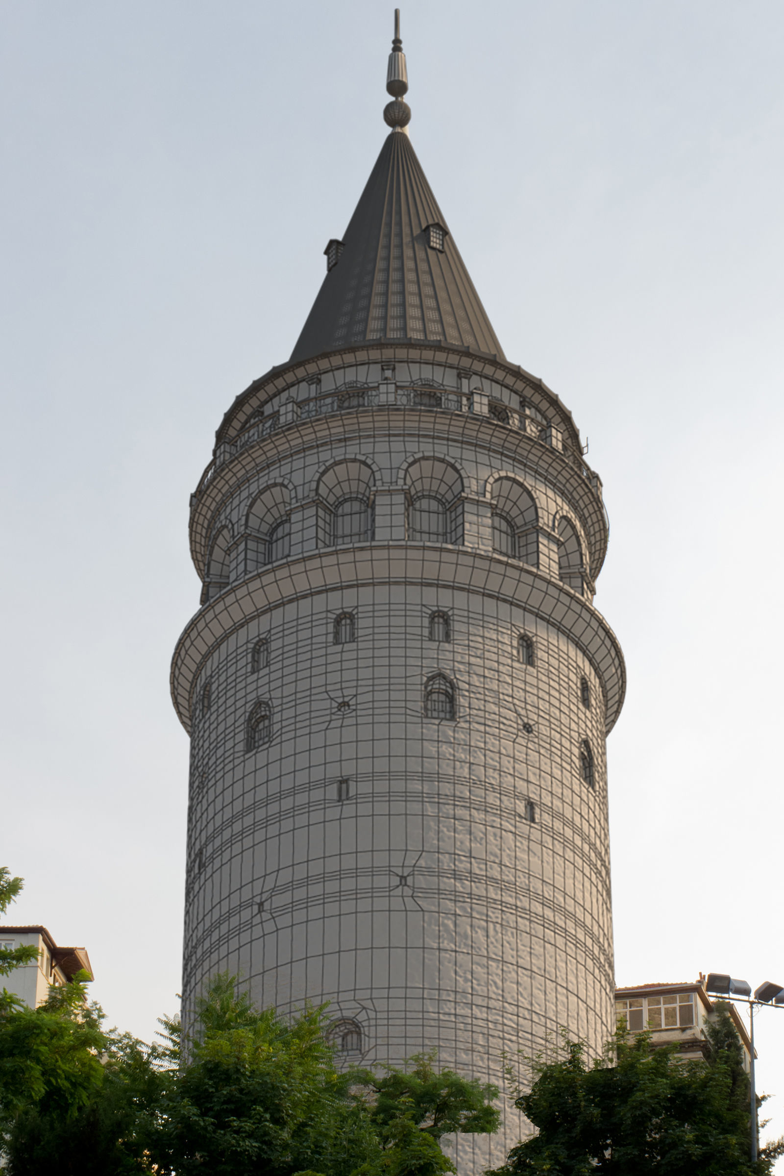 Galata Tower 3D model_1