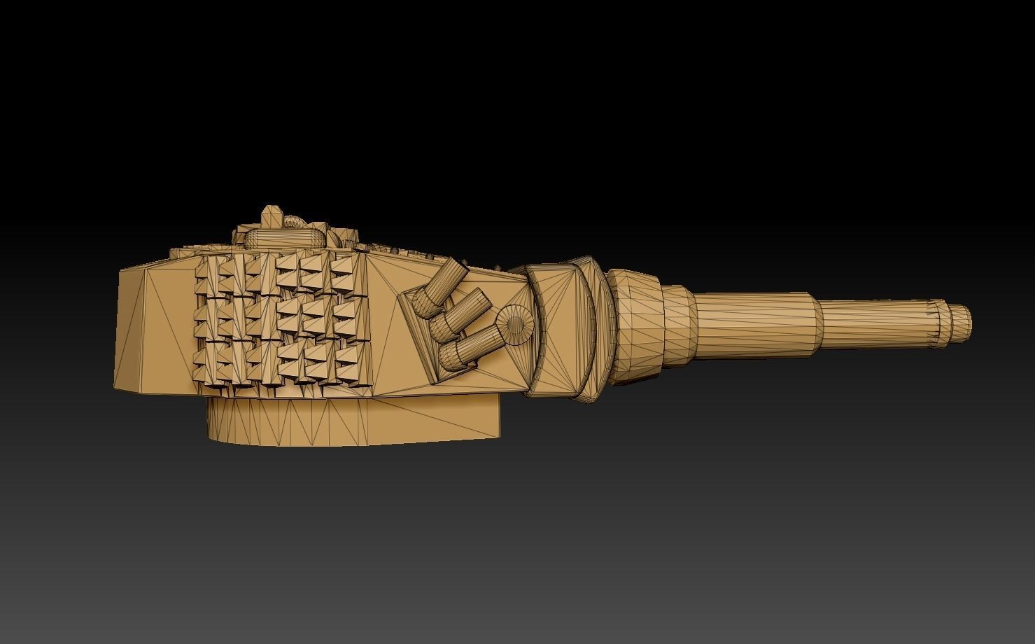 Double Barrelled Tiger Tank Turrets 3D print model_5