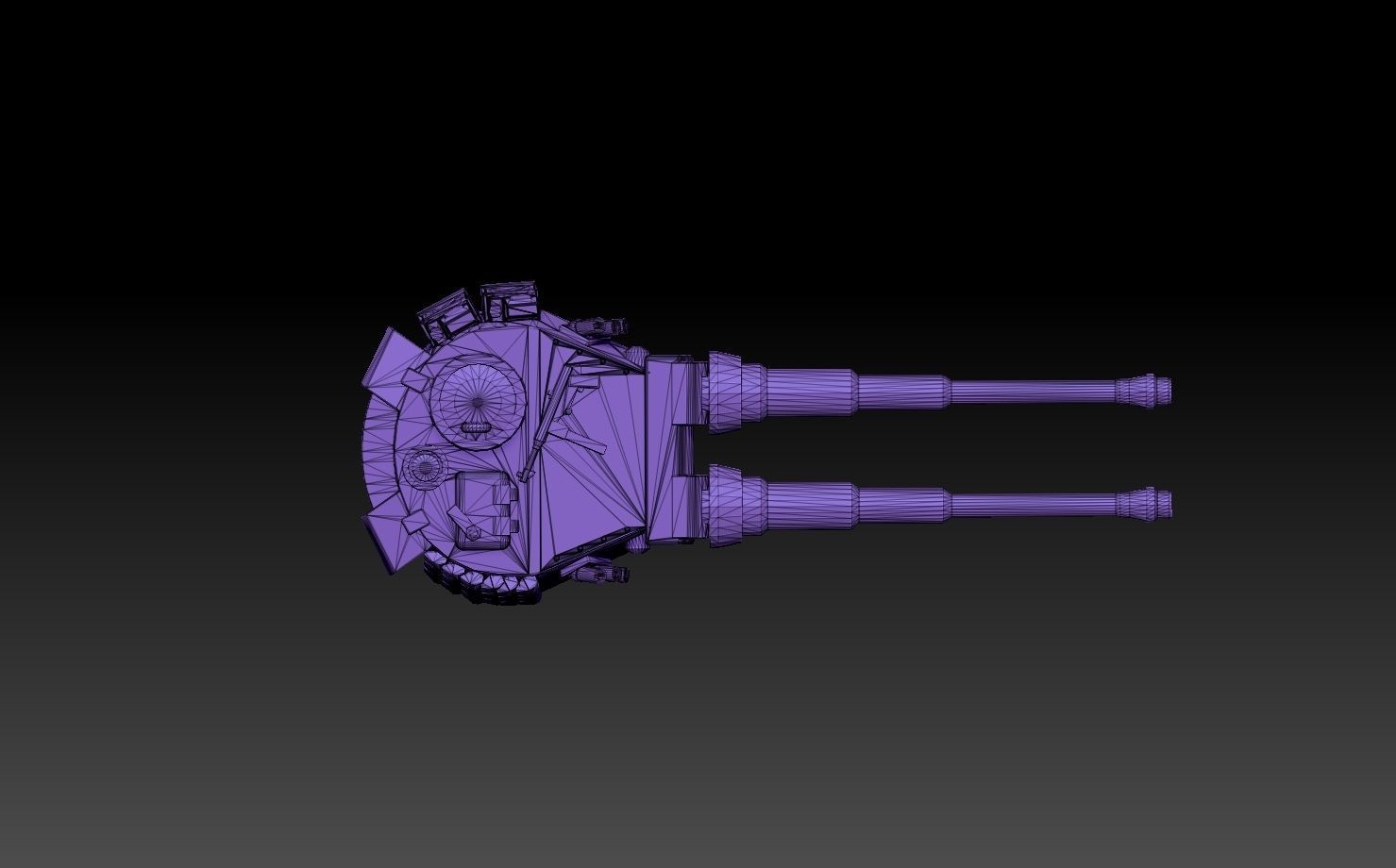 Double Barrelled Tiger Tank Turrets 3D print model_13