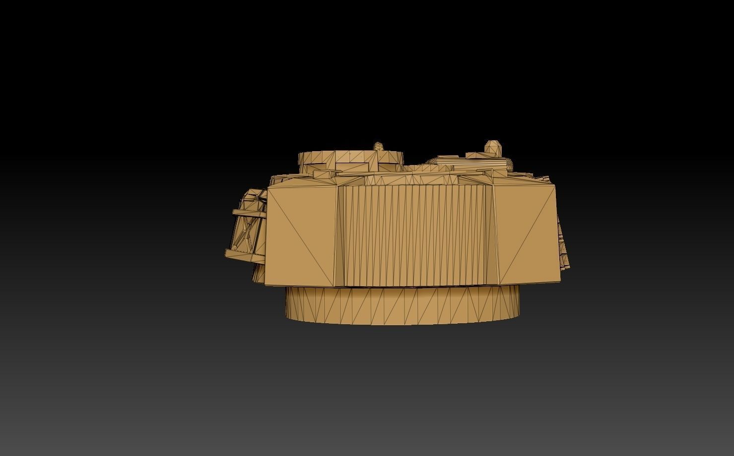 Double Barrelled Tiger Tank Turrets 3D print model_3