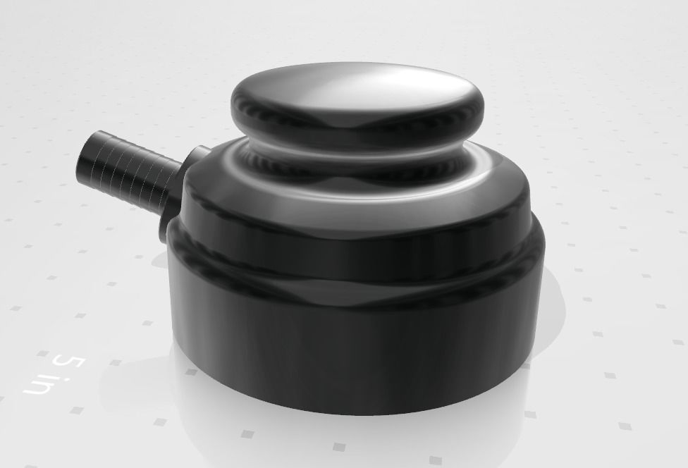 Vaccum head for sanding wood clean 3D print model_1