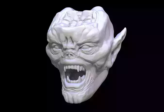 Alien Head Sculpt