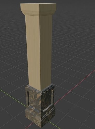 Architectural Column 3D model