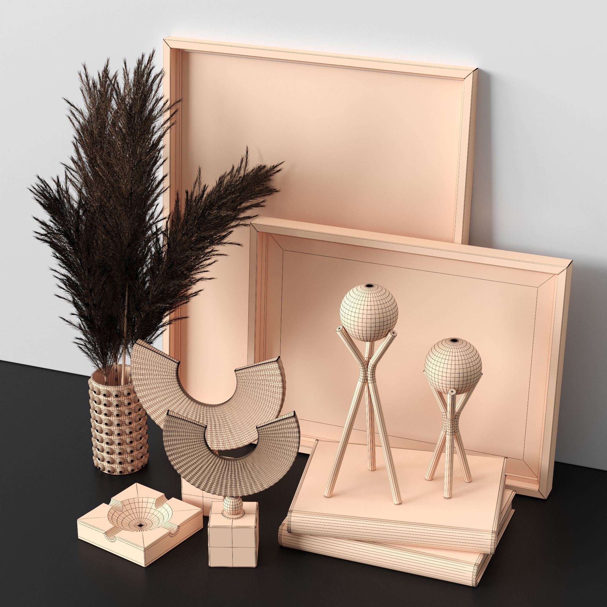 Decorative sets 015 3D model_5