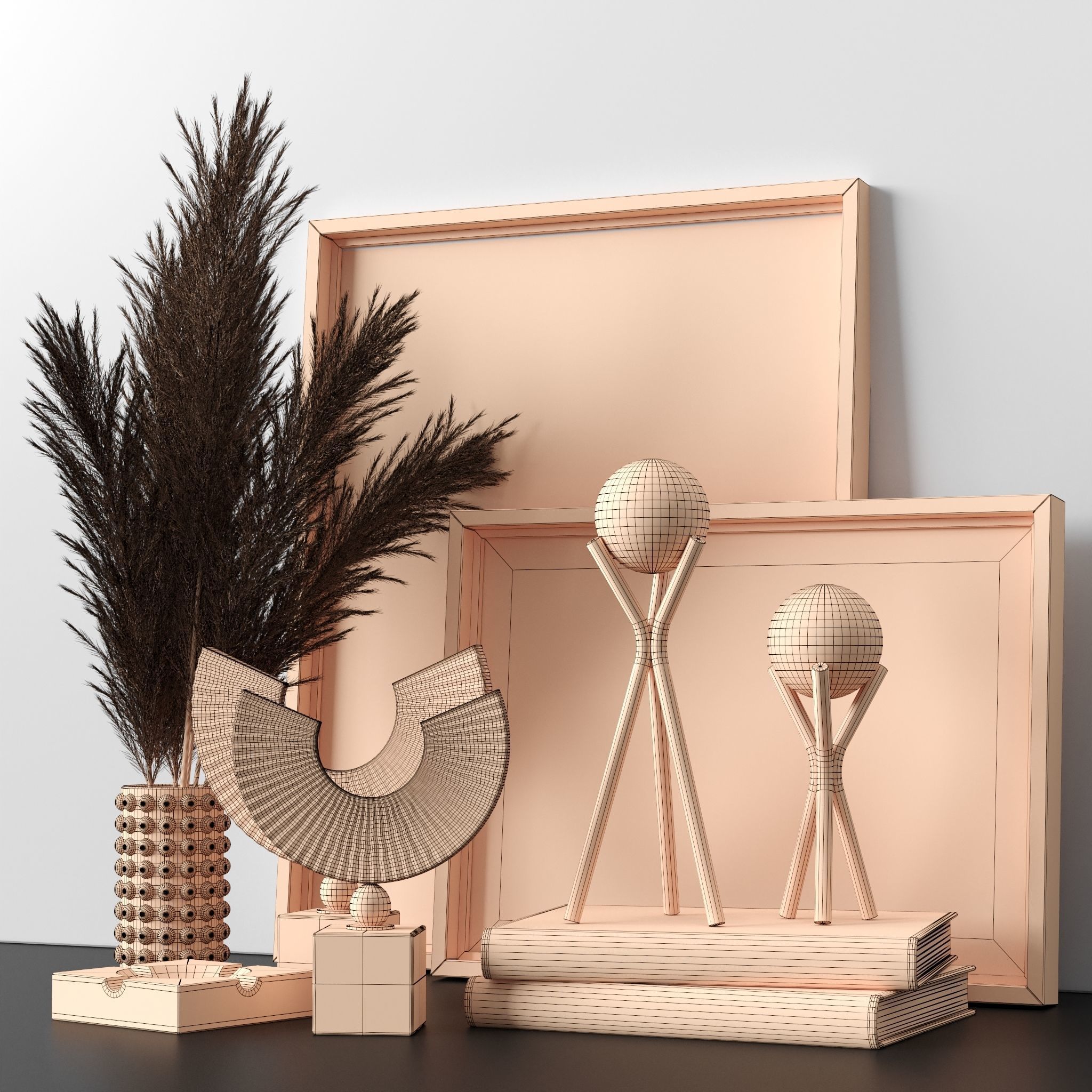 Decorative sets 015 3D model_4